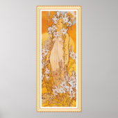 Poster Poster/Imprimer : Mucha - Fleurs - Lily (Devant)