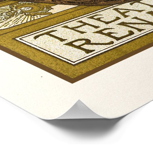 Poster Poster/Imprimer : Mucha - Lorenzaccio - Art Nouvea (Coin)