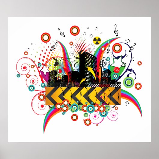 Poster Poster/Imprimer : Party Town USA (Devant)