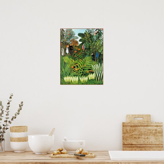 Poster Poster/Imprimer : Paysage exotique (Paysage Exotiq (Cuisine)