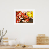 Poster Poster/imprimer photo de crabe de fruits de mer 24 (Cuisine)