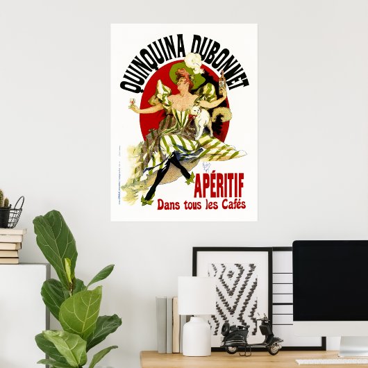 Poster Poster/Imprimer : Quinquina Dubonnet - Jules Chere (Bureau à domicile)