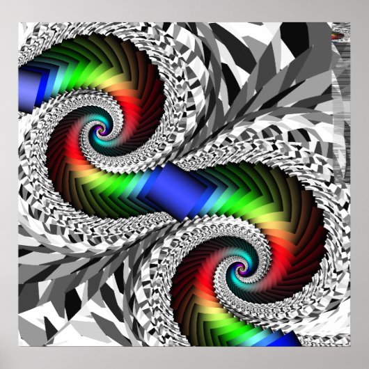 Poster Poster/Imprimer : Spirale Spectrum (Devant)
