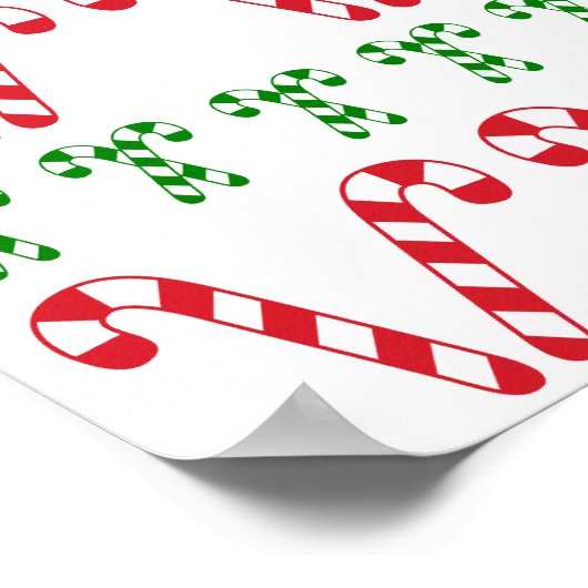 Poster Poster/imprimer sucres de canne (Coin)