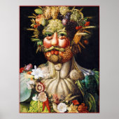 Poster Poster/Imprimer : Vertumnus (Portrait de Rudolf II (Devant)