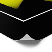 Poster Poster-Jaune (Coin)