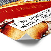 POSTER POSTER-JE FAIS BEAUCOUP DE CHOSES BIEN (Coin)