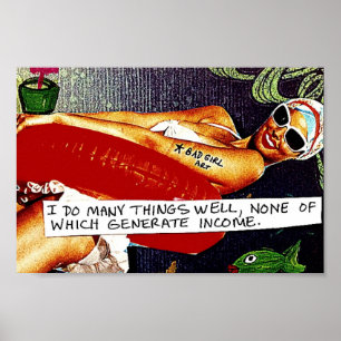 POSTER POSTER-JE FAIS BEAUCOUP DE CHOSES BIEN