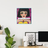 POSTER POSTER- JE SUIS UNE TAILLE MAGNIFIQUE. (Bureau à domicile)