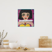 POSTER POSTER- JE SUIS UNE TAILLE MAGNIFIQUE. (Cuisine)