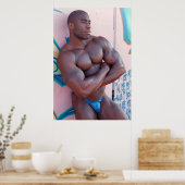 Poster POSTER, Jermaine Bernard, détendu (Cuisine)