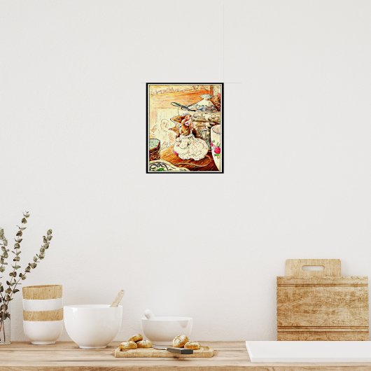 Poster Poster-Kids Art-Beatrix Potter 21 (Cuisine)