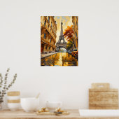 Poster poster/La Tour Eiffel en Lumière/imprimer (Cuisine)