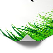 Poster Poster-L'herbe de personne est plus verte que la m (Coin)