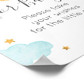 Poster Póster Moon & Stars Wives for Baby sign (Coin)