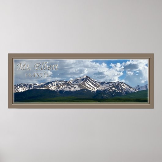 Poster poster-Mt Elbert (Devant)