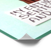 POSTER POSTER-MY TOUTE LA VIE PEUT ÊTRE DÉCRITE (Coin)