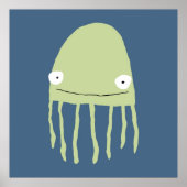 Poster Poster- Navy Jellyfish ! (Devant)