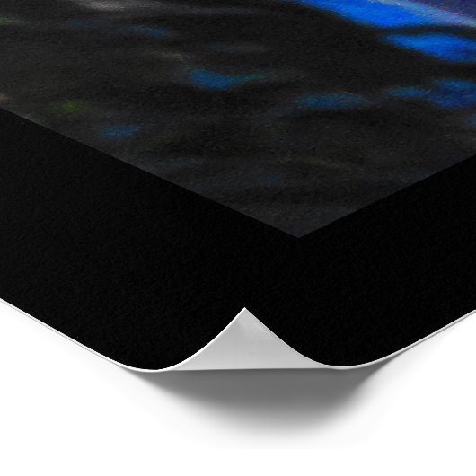 Poster Poster, Orchidée magenta, options arrière - plan c (Coin)