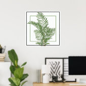Poster Poster-Palm 24" x 24" (Bureau à domicile)
