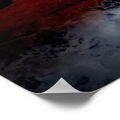 Poster Poster/Phare avec Vagues (Coin)