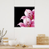 Poster Poster-Pink Lillie (Cuisine)