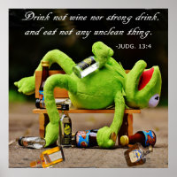 POSTER-POSTE DE FROG DRUNK
