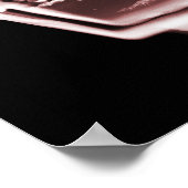 Poster Poster- Red Relax X-Ray Skeleton Temps de bain (Coin)