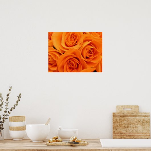 Poster Poster, Rose orange (Cuisine)