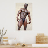Poster Poster, Sam Addfo, Doigts sur cuisses, SAMSAMJ2 (Cuisine)