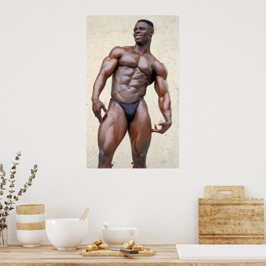 Poster Poster, Sam Addfo, Doigts sur cuisses, SAMSAMJ2 (Cuisine)