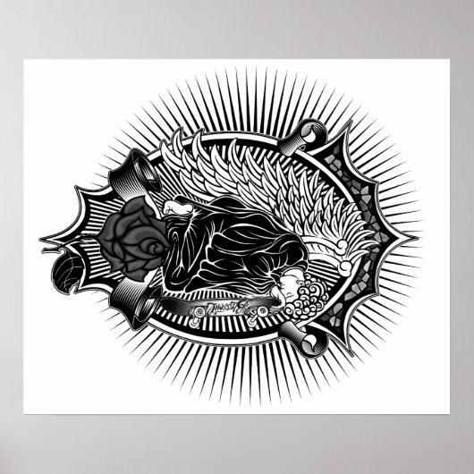 Poster Pôster Skate Angel (Devant)