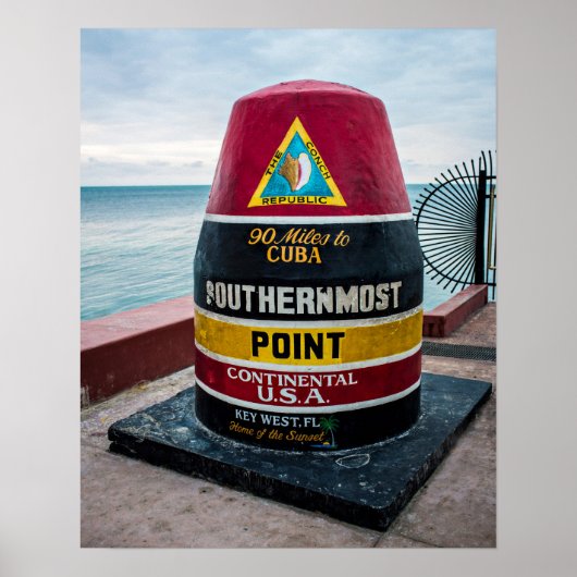 Poster Poster Southernmost Point (Devant)