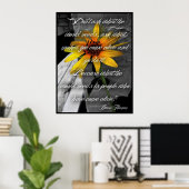 Poster Poster, Sunflower Howard Thurman Citation (Bureau à domicile)