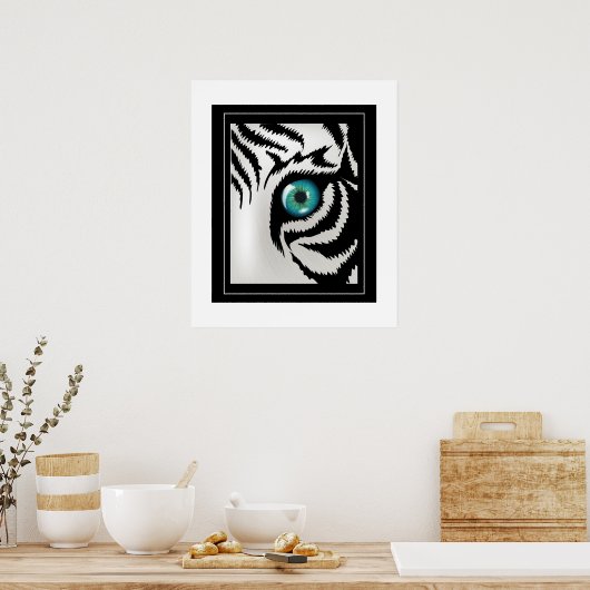 Poster Poster-Tiger 20" x 24" (Cuisine)