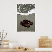 Poster POSTER- Tongs - Bald Head Island, NC - P... (Cuisine)