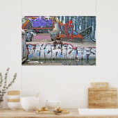 Poster Poster, "Trou de nage urbain" (Cuisine)