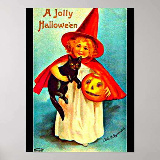 Poster Poster-Vacances Art-Vintage Halloween 12 (Devant)