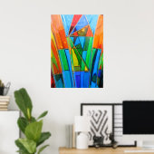 Poster Poster—Verre de Murano (Bureau à domicile)