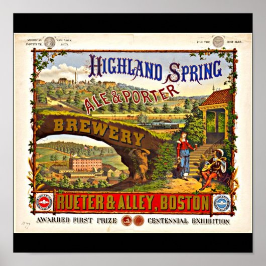 Poster Poster-Vintage Boston Artwork-31 (Devant)
