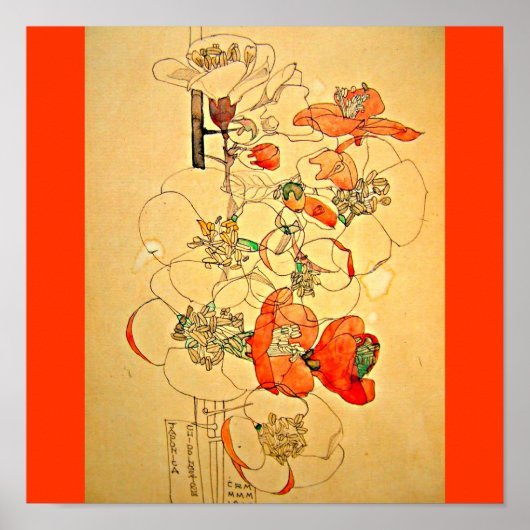 Poster Poster-Vintage-Charles Rennie Mackintosh 22 (Devant)