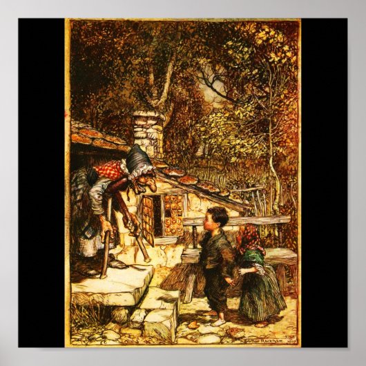 Poster Poster-Vintage Illustration-Rackham 37 (Devant)