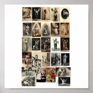 Poster Poster-Vintage-Snake Handlers