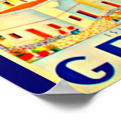 Poster Poster-Vintage voyage Art-Grèce 6 (Coin)