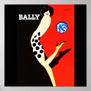 Poster Poster-Vintage voyage-Bally