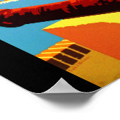 Poster Poster-Vintage voyage-Porto Rico (Coin)