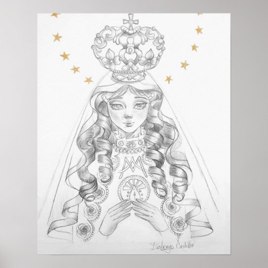 Poster Póster Virgen del Valle, Rocio Milagroso (Devant)