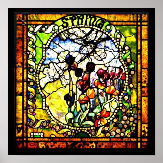 Poster Poster-Vitré-Louis Tiffany 101 (Devant)