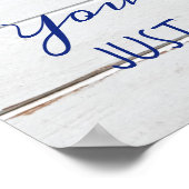 Poster Poster-Vous êtes Belle comme vous êtes (Coin)