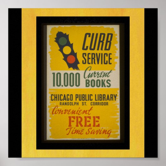 Poster Poster- WPA Chicago-Bibliothèque publique-WPA (Devant)